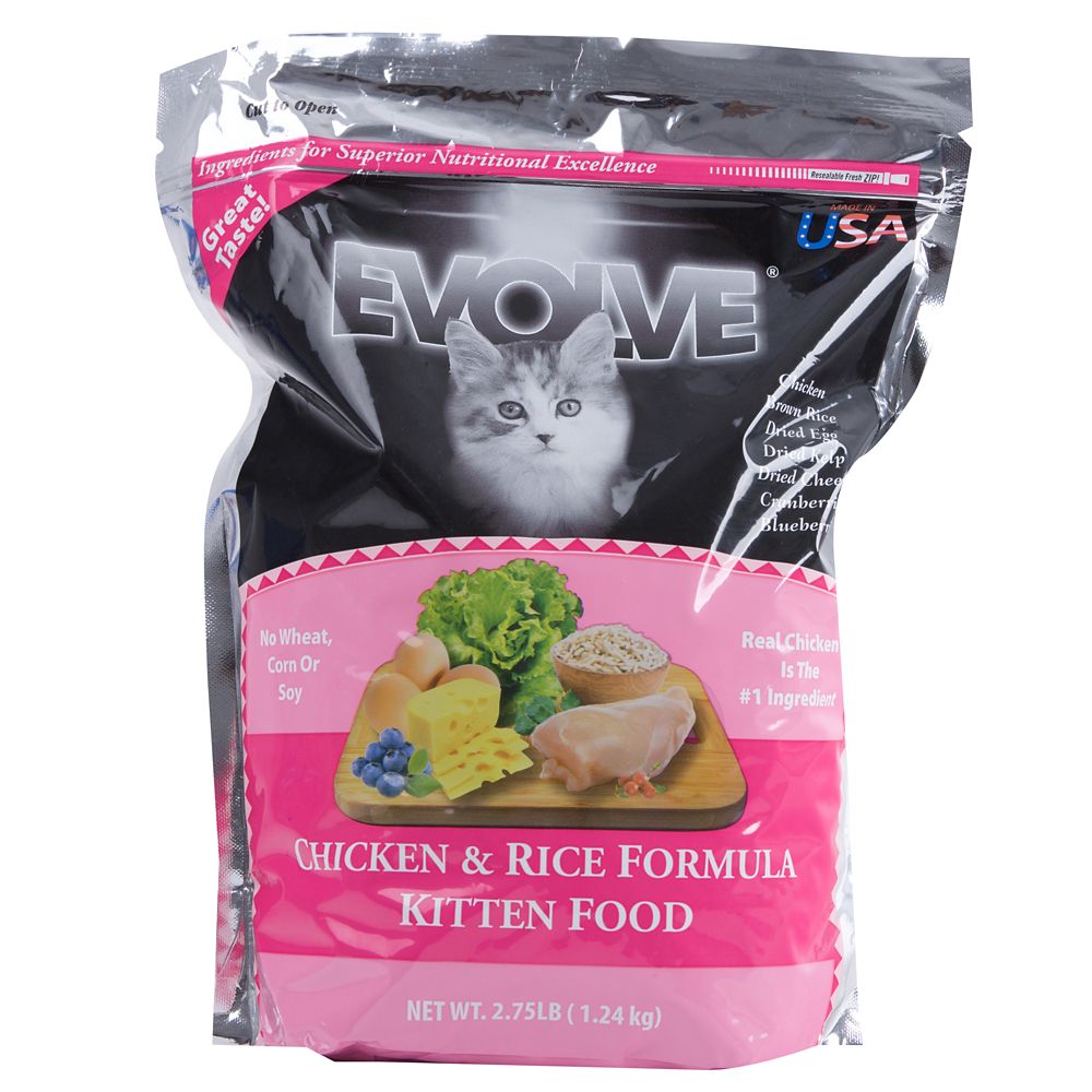 Evolve Chicken & Rice Kitten Formula Cat Food