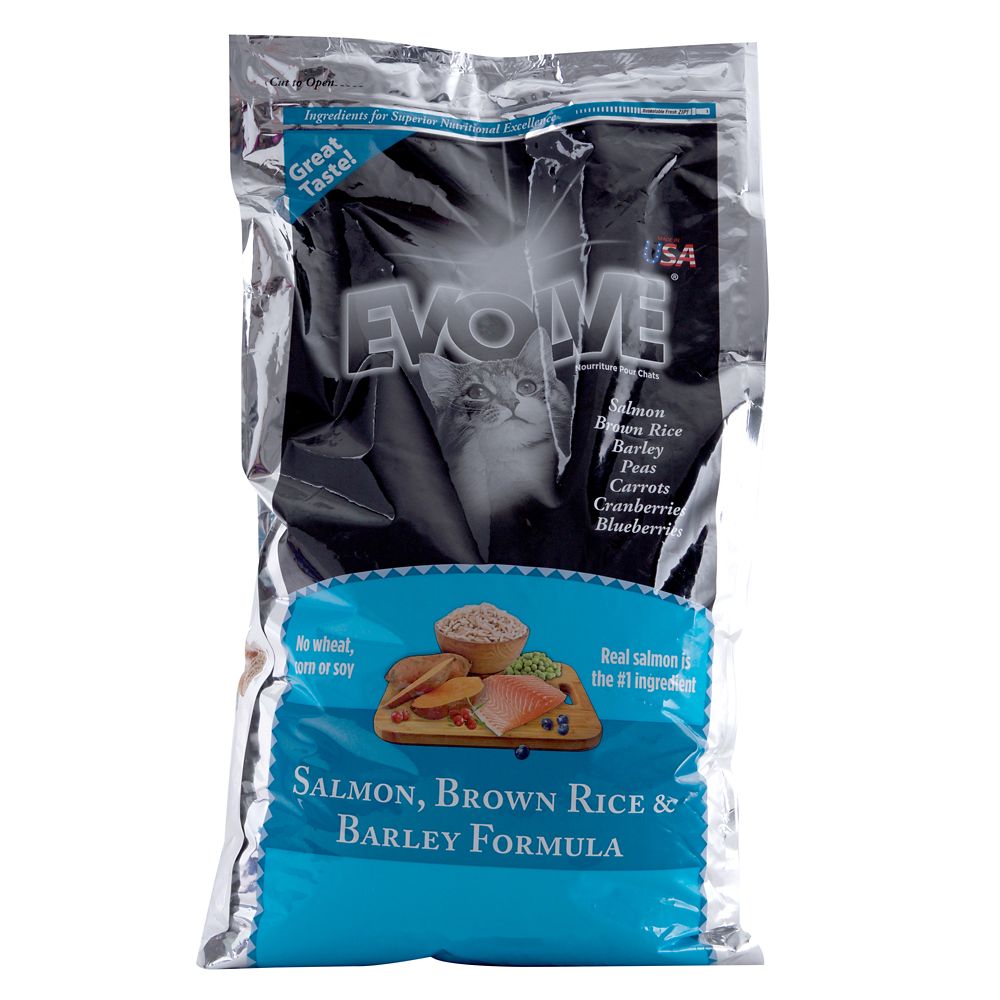 Evolve Salmon, Brown Rice & Barley Formula Cat Food2
